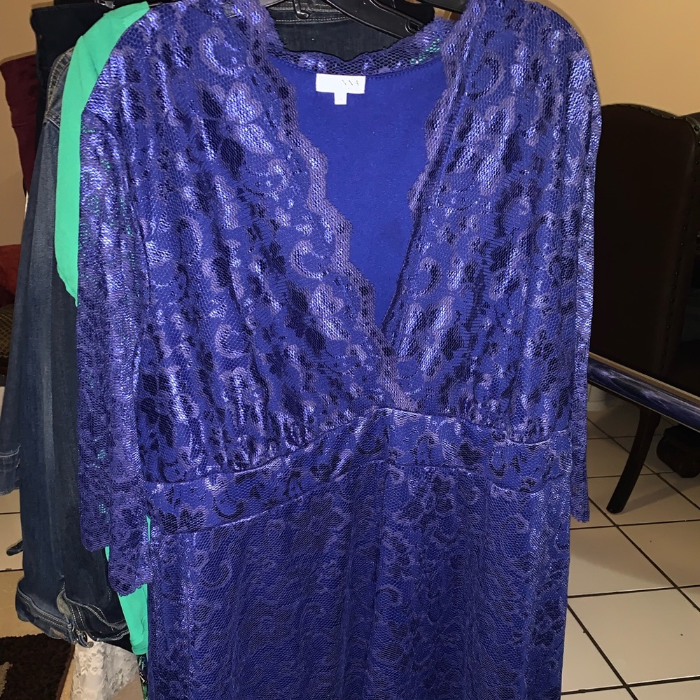 Kiyonna royal blue dress